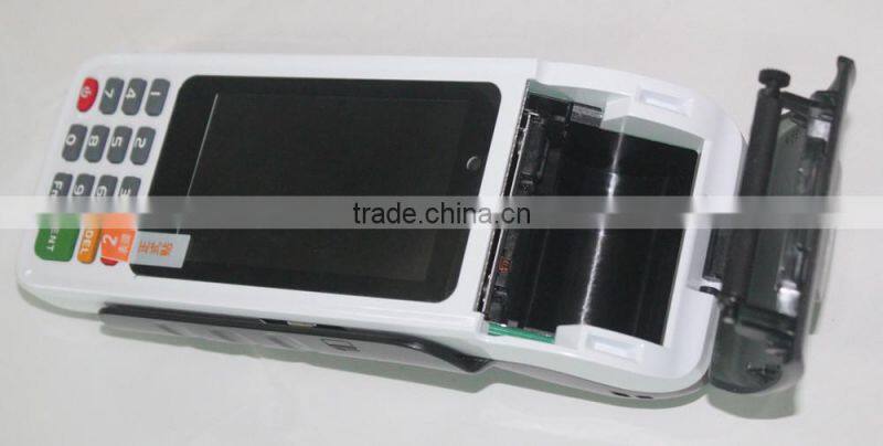 Payment Portable POS Terminal with Android OS,Printer,RFID,MSR,Bluetooth,Wifi,3G,GPS,Camera,EMV