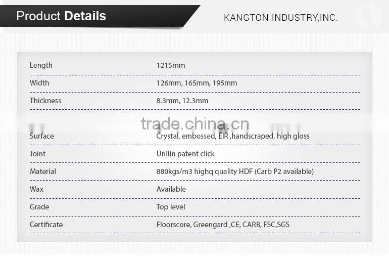 E1 Standard 20 Years Warranty Random Russian Oak Laminate wood flooring