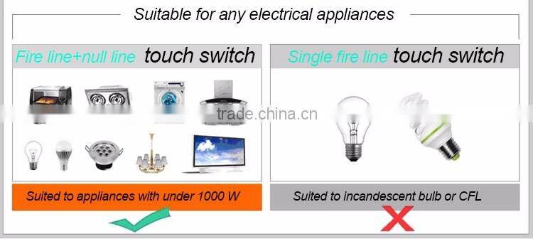 Perfect High Quality Smart One Gang Smart Touch Switch
