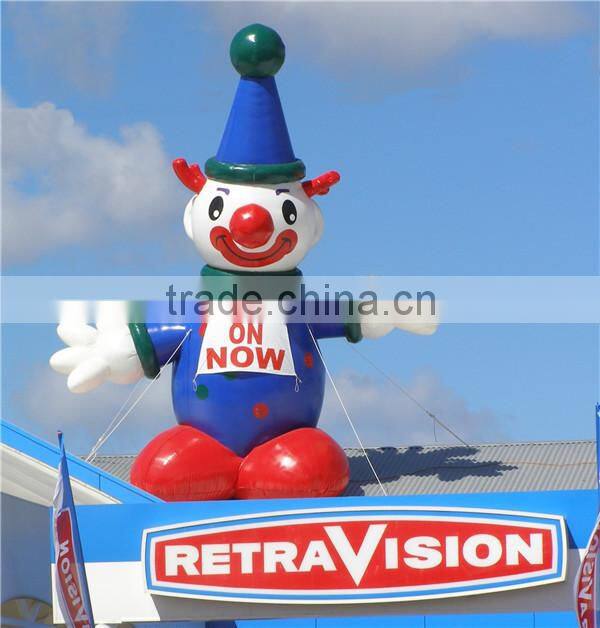 inflatable clown, inflatable joker, inflatable cartoon for advertising