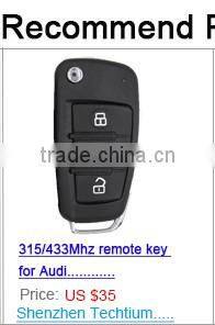 shenzhen car keys cover with chip groove for Toyota transponder car key