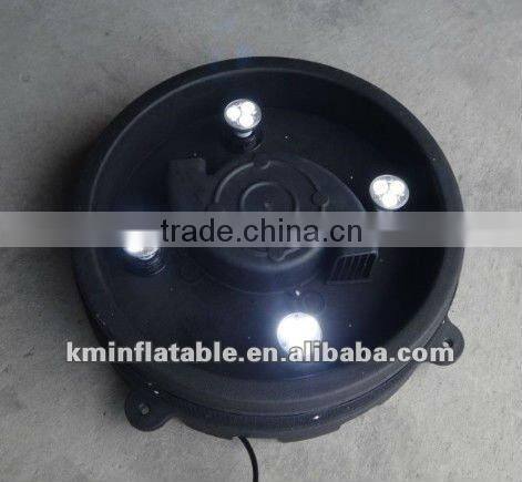 blue inflatable LED light pillar