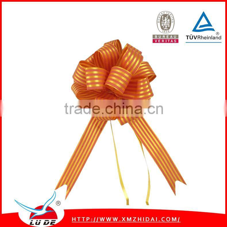 2016 Factory custom pull bow ribbon for gifts