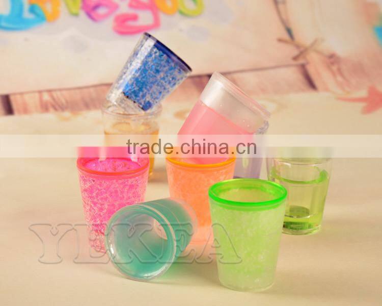 double wall plastic novelty freezer shot glass
