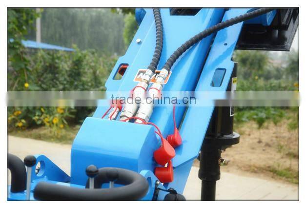 concrete mixer loader MS500 mini skid steer loader small garden loader