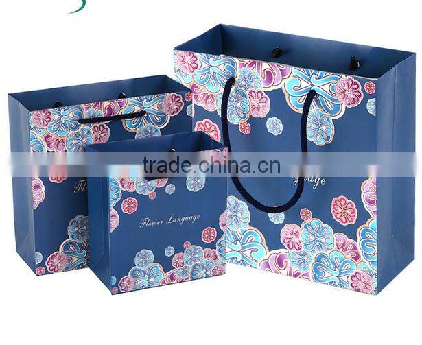 twisted Packaging bag/ white board shopping Bag /handle paper bag