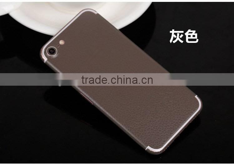 NEW Products for iPhone 7 plus leather sticker, vinyl sticker decal for iphone 7plus