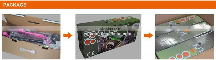 CE/EN71 3 big wheel 120/100*50mm wheel child kick scooter 2015 new scooter