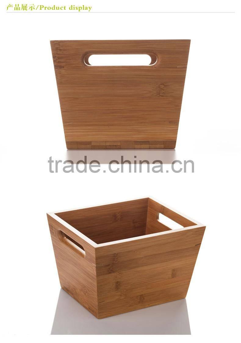 Practical Natural Made Bamboo Product Office Storage Bamboo Box