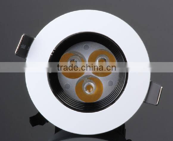 Hottest nice led downlight 3*1w ceiling modern crystal ceiling lamp factory direct selling