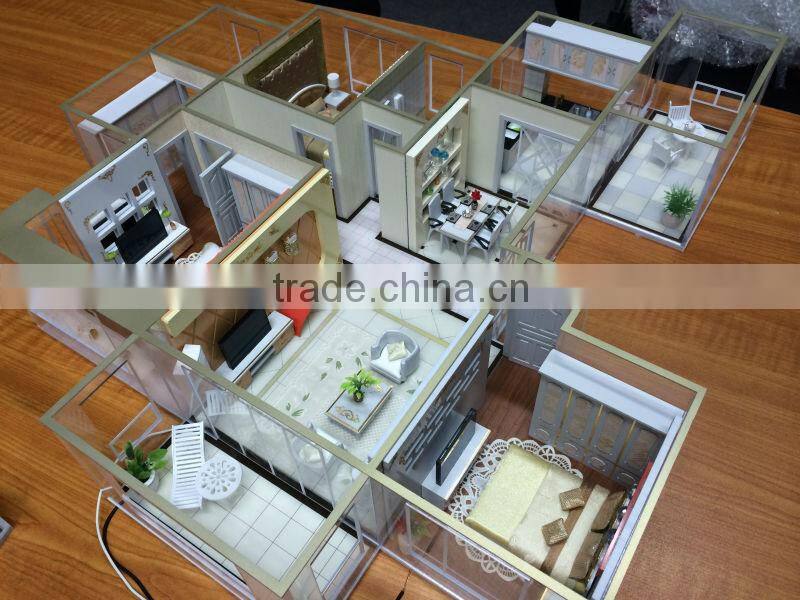 3D Maquette Internal layout scale model for sale