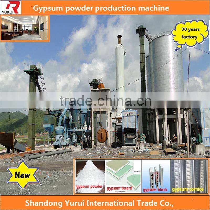 New design with capacity of 150 t/day gypsum powder production line