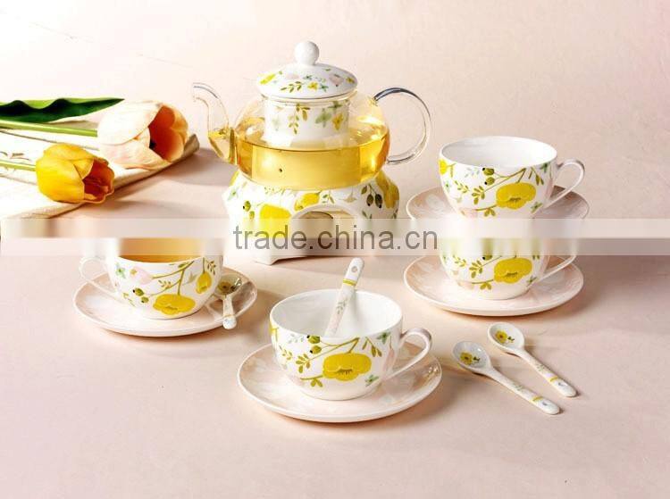Hot Sale Good Quality Creative Customized Bone China Ceramics Tea Set