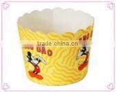 2015 Hot-selling Mechanism Disposable Paper Bakeware Cake Muffin Paper Baking Cup With Food Grade PE Coated Paper