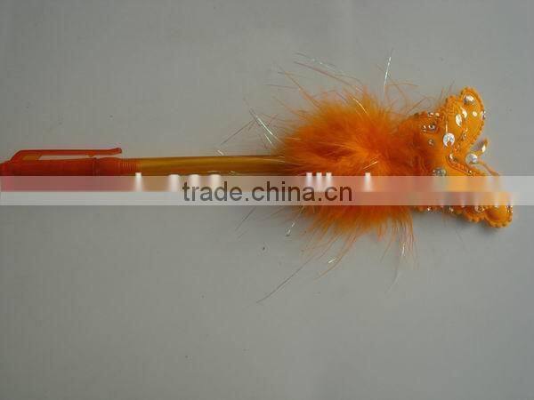 school supply wholesale animal shaped feather pen