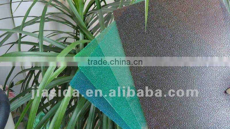 Polycarbonate embossed sheet/pc solid sheet/Raindrop embossed sheet