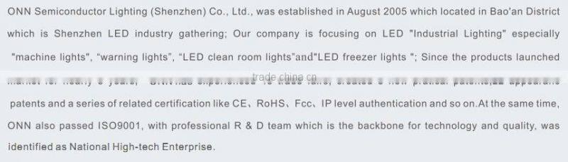 Epistar 2835 ONNJ06 cleanroom light Aluminum lamp body material