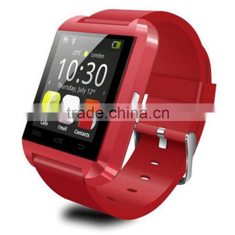 Fashion Cheap 1.48 Inch Nucleus MTK6260 CSR3.0 360MHz RAM 32MB ROM 32MB Bluetooth U8 smartwatch watches men