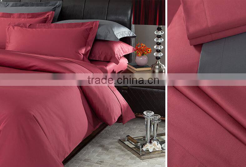 luxury cotton plain hotel bedlinens