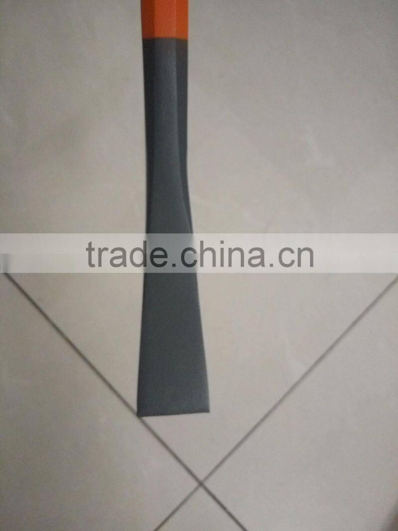 W-05 50 CrV drop forged /whole heat treatment wrecking bar/wood tip