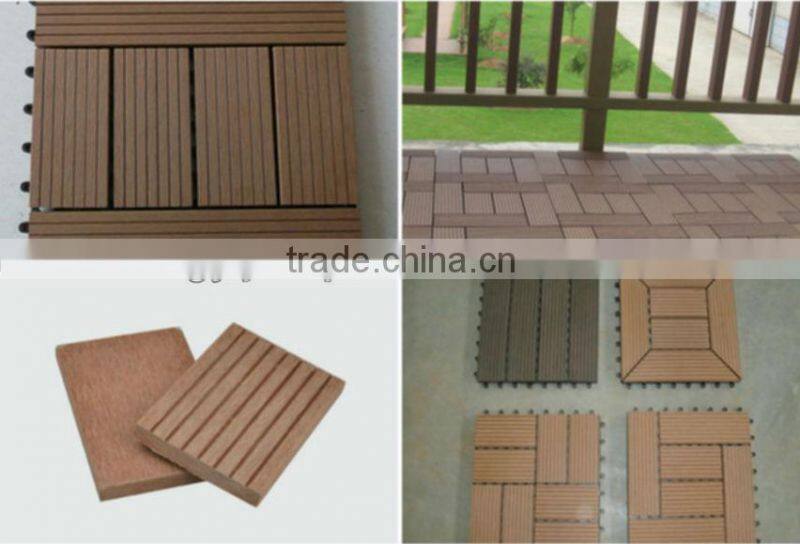 wood plastic composite 300*300mm outdoor Flooring