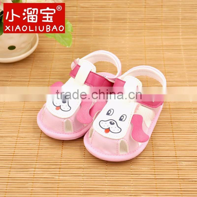 2016 New arrival baby girl shoes roman baby sandal leather baby shoes