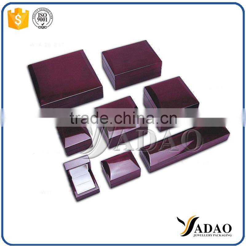 Personalized sild wooden jewelry box set for cosmetics