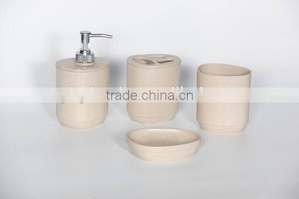 Wheat-straw eco-friendly bathroom sanitary set