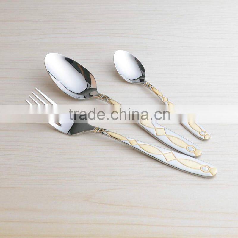 Golden Cutlery! stainless china flatware