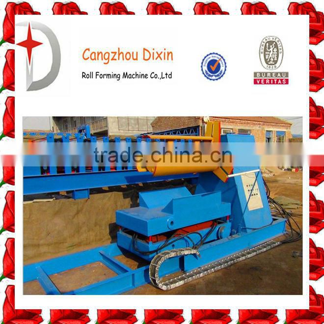 Single head uncoiler with coil car