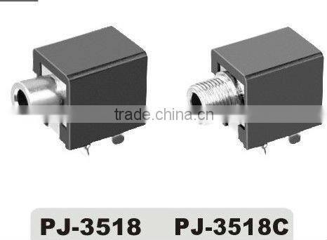 mini 3.5 stereo phone jack PJ-3518 PJ-3518C,female phone jack