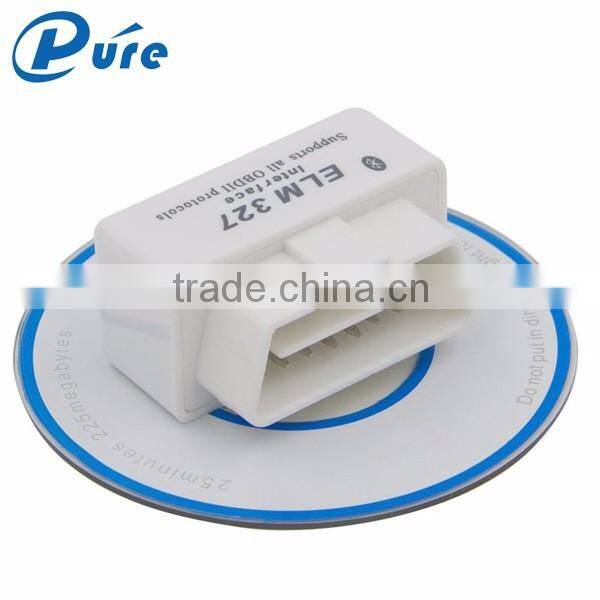 High quality V2.1 ELM327 bluetooth v1.5 Hardware Version OBD2 Scanner Car Diagnostic Scan Tool