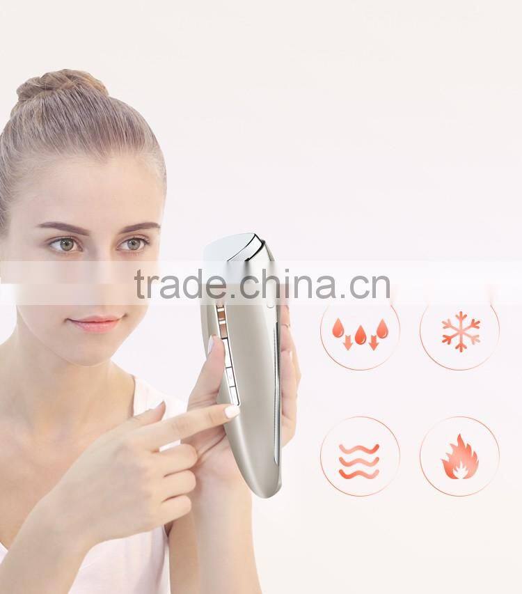 CosBeauty 2016 CE certificated Beauty Transmit Cold Hot hammer for home use, warm&cool beauty device
