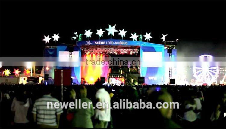 New type wedding decorative led inflatable star For Advertising