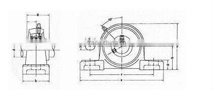 UCP209 dyzv bearing