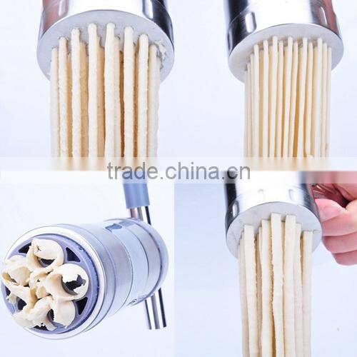 Stainless steel hand press noodle maker