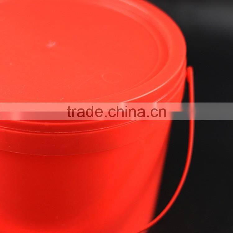 2.5L food grade plastic buckets with handles