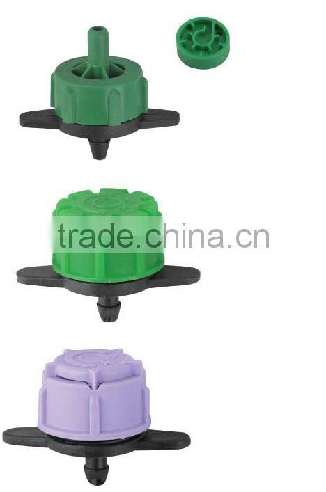 Small dripper for drip irrigation used in drip tapes