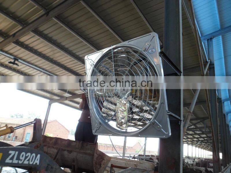 Exhaust fan for cow house new type for four blade