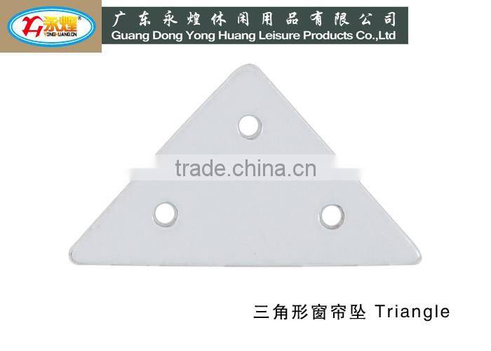 lead weight white painting triangle shaped