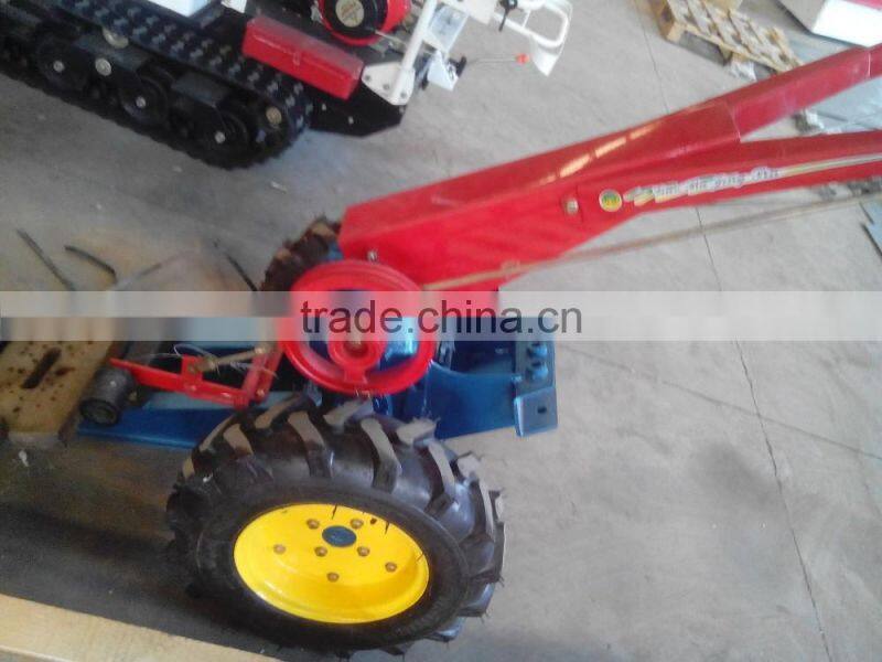 12hp hand tractor without gear shifts for paddy field use