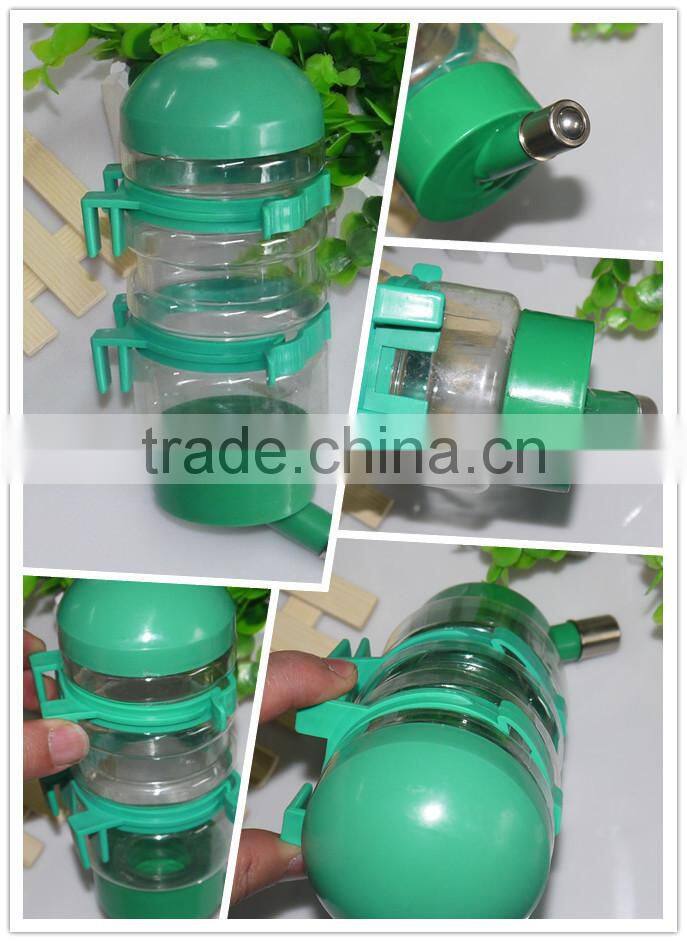 500ml big water feeder pet automatic plastic water bottle