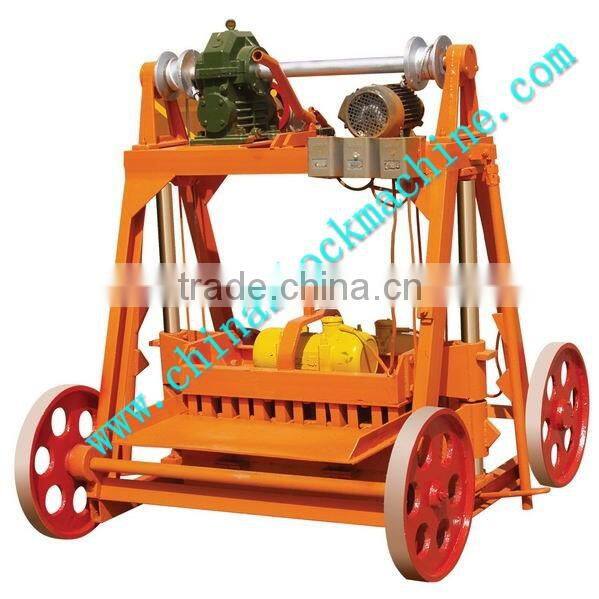 Concrete block making machine QT40-3B machines for small business