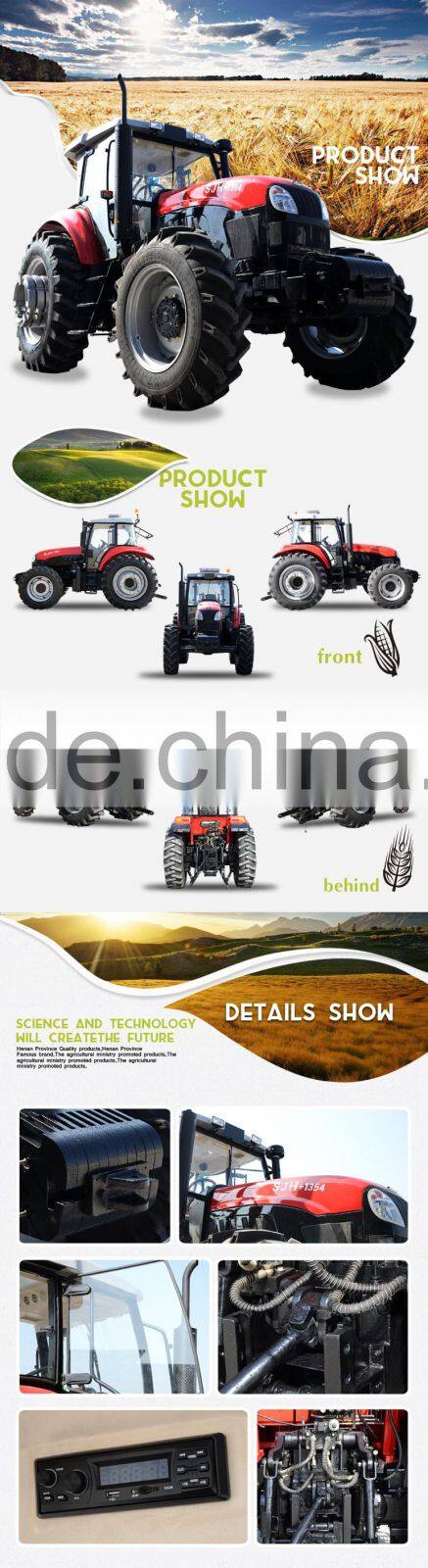 agriculture farm tractor model SJH120hp 4wd