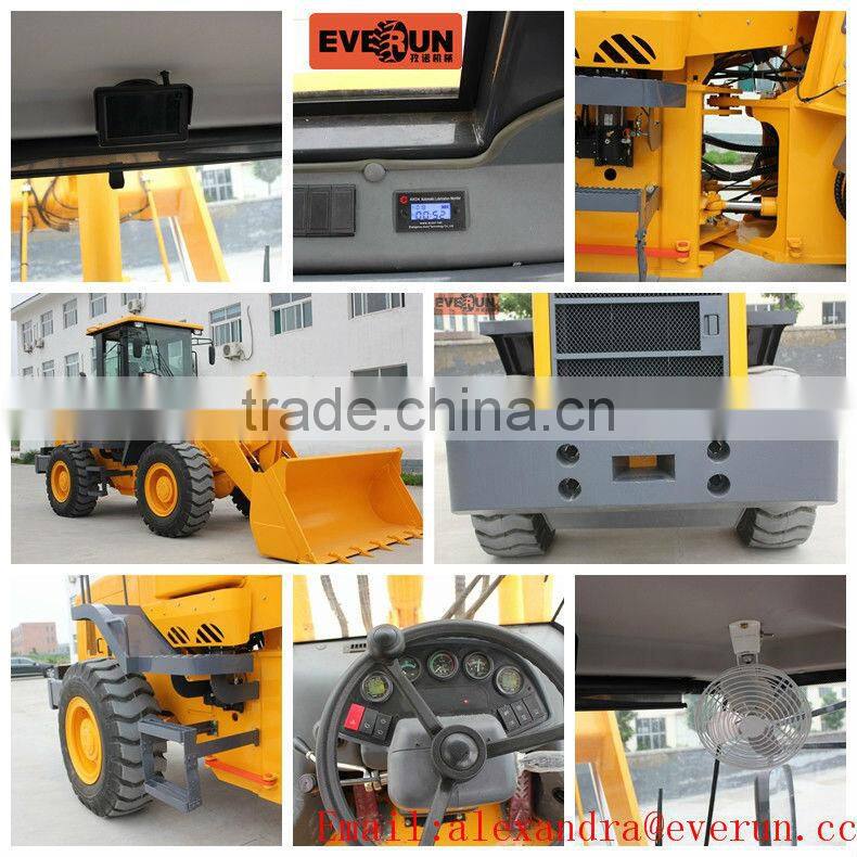 Everun New Design 3 ton Construction Wheel Loader with Automatic Gear Box