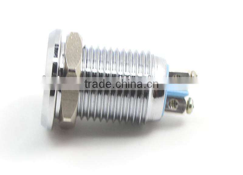 12mm metal 24 volt led indicator lights GQ12CS-D