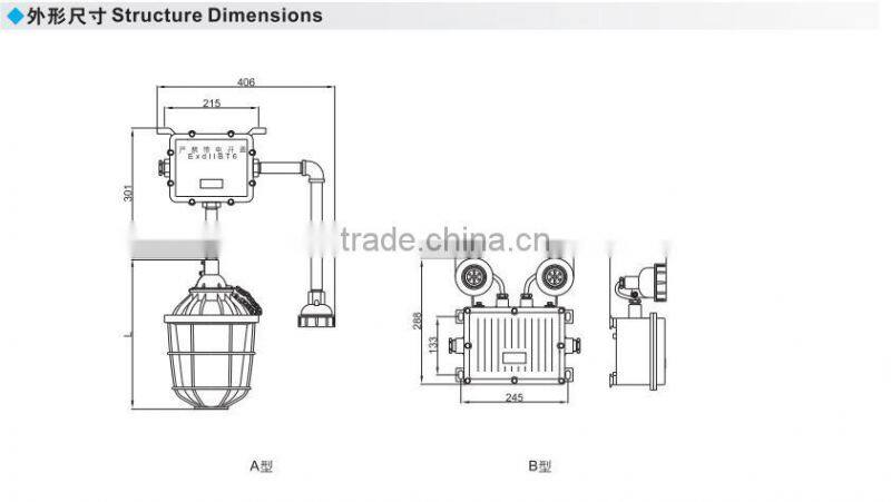 BAJ52 Explosion-proof emergency light