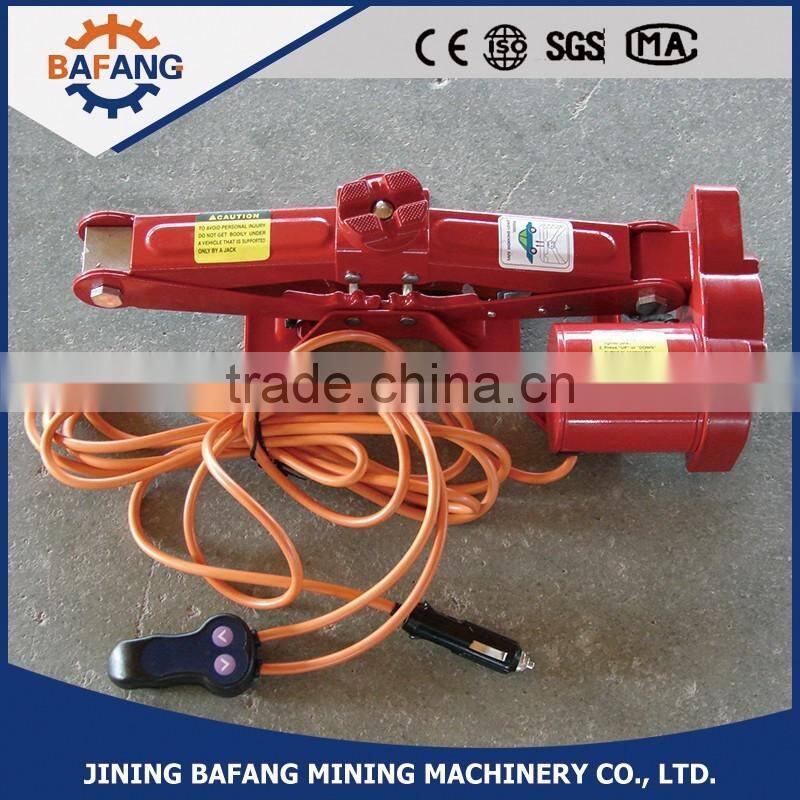 Electric jack mechanical car jack 2T with rubber top/head CE