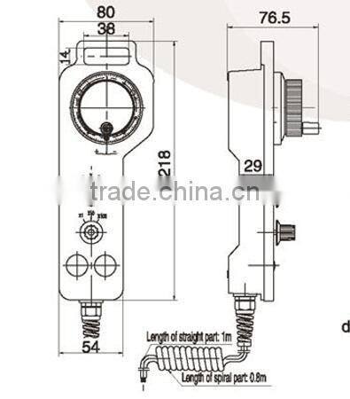 ISMM2080 100pulse 5VDC manual encoder rotary encoder
