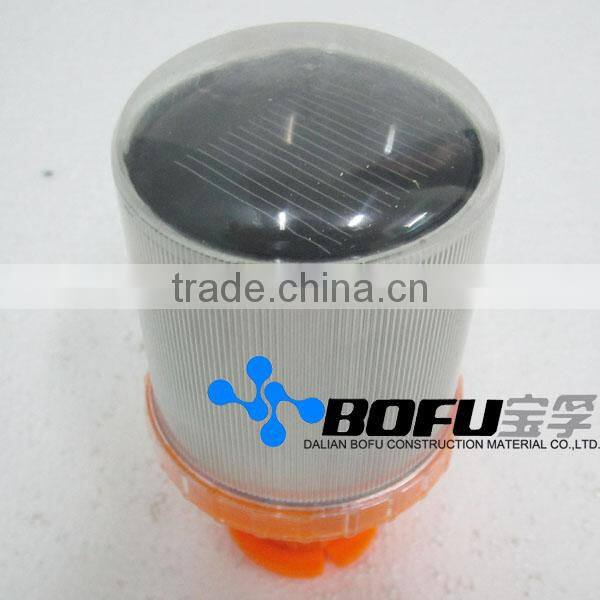 solar warning light, solar powered, LED lighting